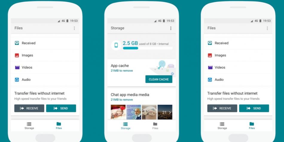 Google presenta una app para liberar el almacenamiento de su celular